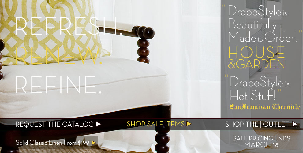 Silk Drapery on Sale